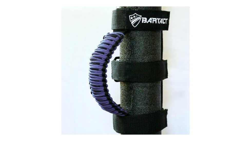 Bartact Paracord Grab Handles Universal Pair, Black/Purple, TAOGHUPBV