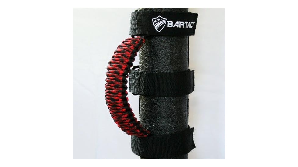 Bartact Paracord Grab Handles Universal Pair, Black/Spider Bite, TAOGHUPBS