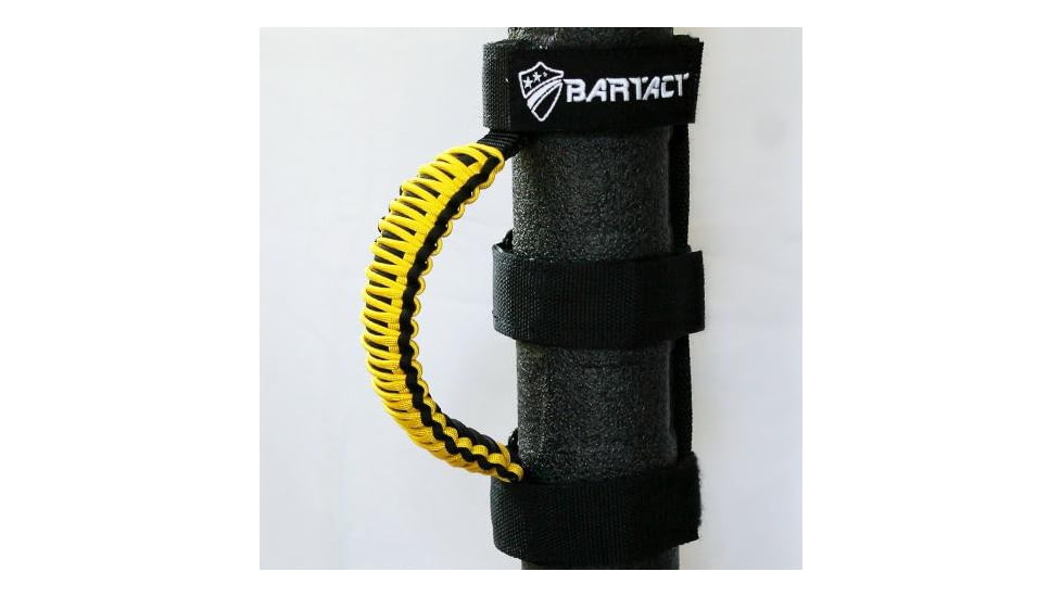 Bartact Paracord Grab Handles Universal Pair, Black/Yellow, TAOGHUPBY