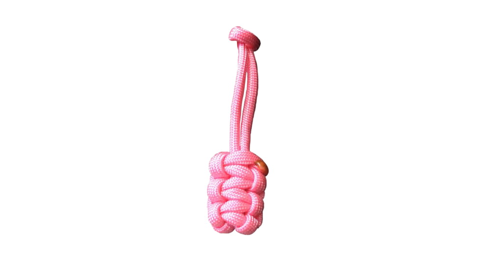 Bartact Paracord Zipper Pull w/ Key Ring, Set of 5, Baby Pink, XXPZ5Q