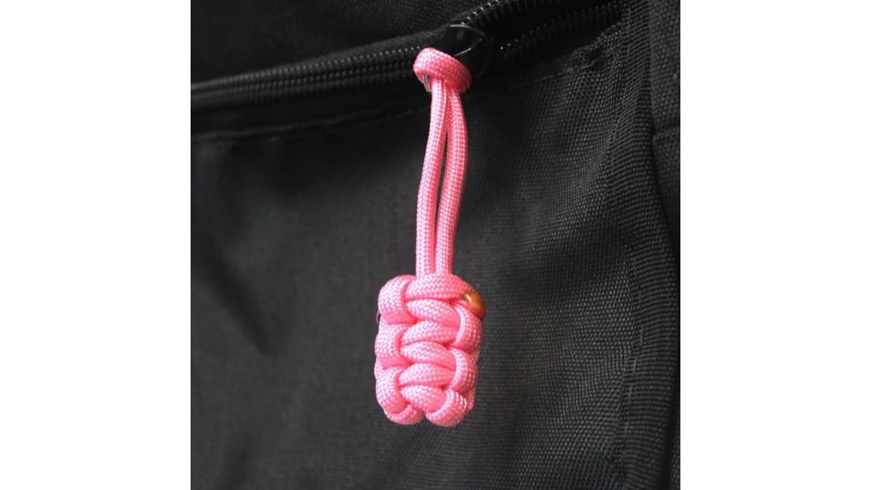 Bartact Paracord Zipper Pull w/ Key Ring, Set of 5, Baby Pink, XXPZ5Q