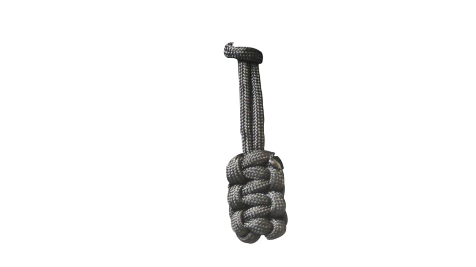 Bartact Paracord Zipper Pull w/ Key Ring, Set of 5, Black, XXPZ5B