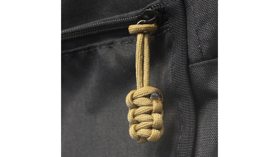 Bartact Paracord Zipper Pull w/ Key Ring, Set of 5, Coyote, XXPZ5C