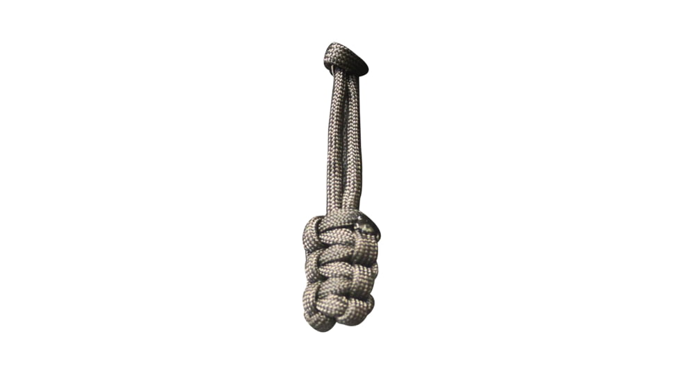Bartact Paracord Zipper Pull w/ Key Ring, Set of 5, Graphite, XXPZ5G