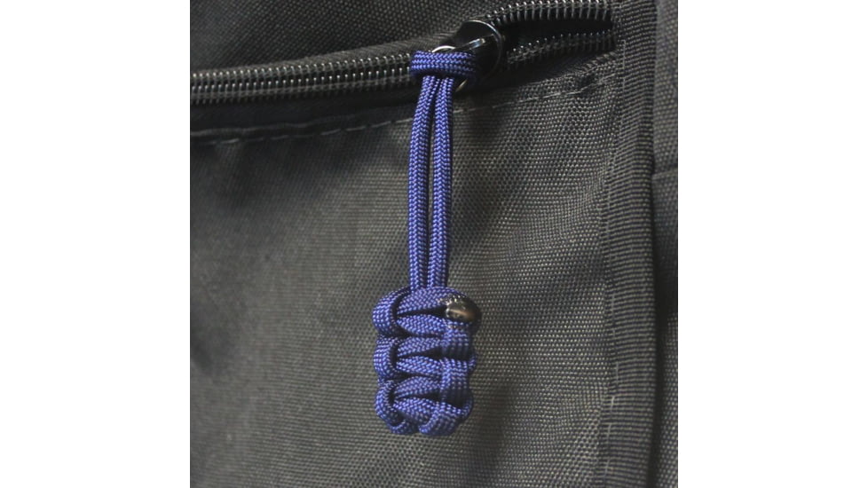 Bartact Paracord Zipper Pull w/ Key Ring, Set of 5, Navy Blue, XXPZ5T