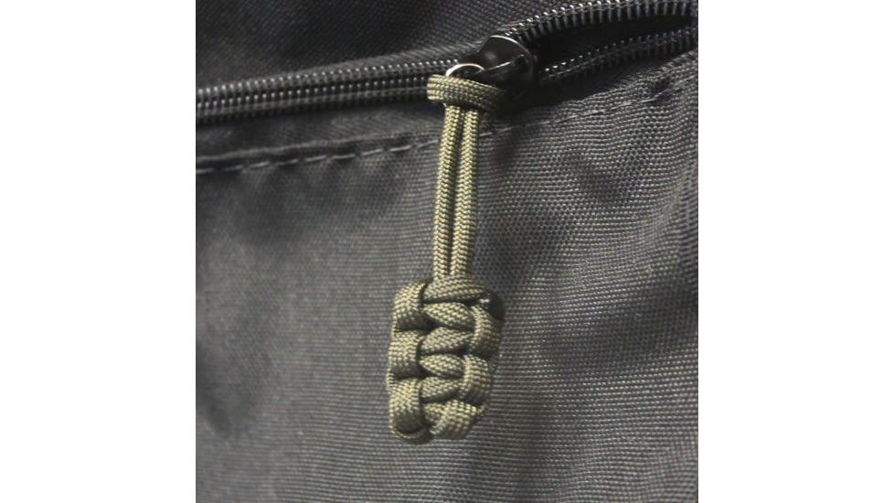Bartact Paracord Zipper Pull w/ Key Ring, Set of 5, Olive Drab, XXPZ5O