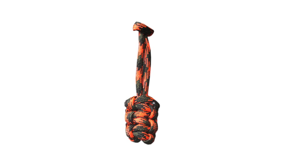 Bartact Paracord Zipper Pull w/ Key Ring, Set of 5, Orange Camo, XXPZ5J