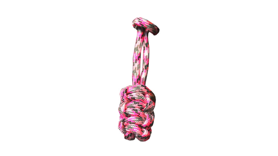 Bartact Paracord Zipper Pull w/ Key Ring, Set of 5, Pink Camo, XXPZ5I