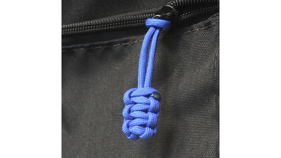 Bartact Paracord Zipper Pull w/ Key Ring, Set of 5, Royal Blue, XXPZ5U