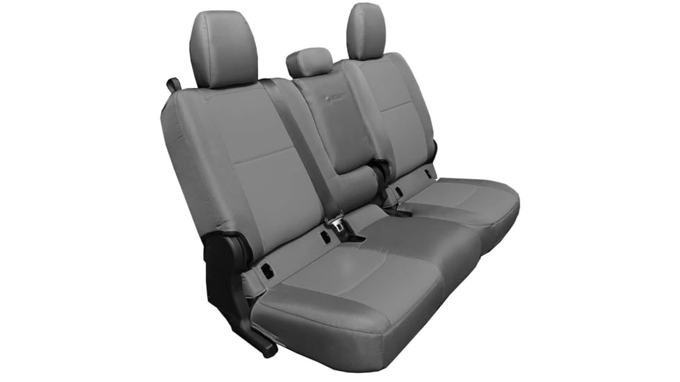 Bartact Rear 4 Door Seat Covers f/ 2019 plus Jeep Gladiator, w/Fold Arm Rest, Graphite, JTSC2019RFGG