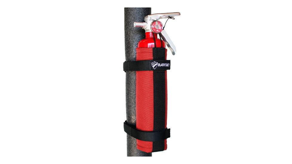 Bartact Roll Bar Fire Extinguisher Mount Holder 2.5lb, Red, RBIAFEH25R
