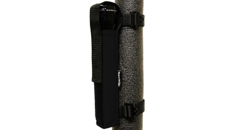 Bartact Roll Bar Multi D Cell Flashlight Holder, Black, RBIADCFLHB