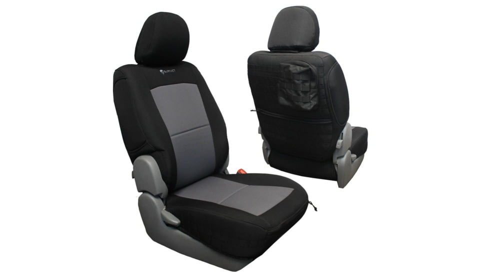 Bartact Toyota Tacoma Seat Covers 2009-2015 Tacoma Front, Tactical Series, Pair, Black/Graphite, TTAC0915FPBG