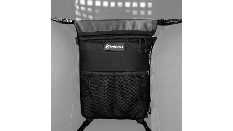 Bartact Universal Fabric between the Seat Bag and Pet Divider, Graphite, XXFSBG