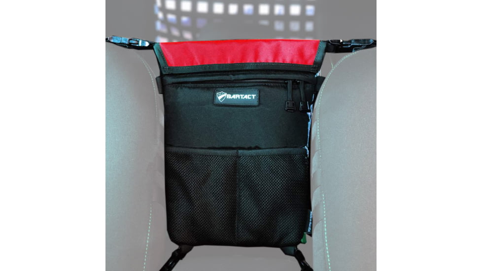 Bartact Universal Fabric between the Seat Bag and Pet Divider, Red, XXFSBR