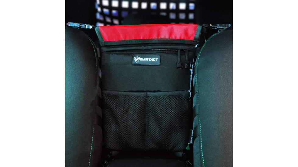 Bartact Universal Fabric between the Seat Bag and Pet Divider, Red, XXFSBR