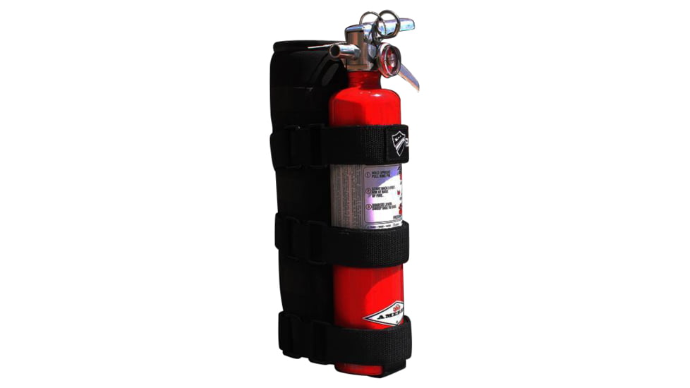 Bartact Universal Fire Extinguisher Holder for Padded Roll Bars, Black, RBIAFEHR
