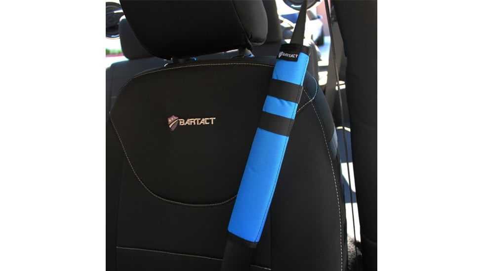 Bartact Universal Seat Belt Covers, Pair, Blue, XXSBCU