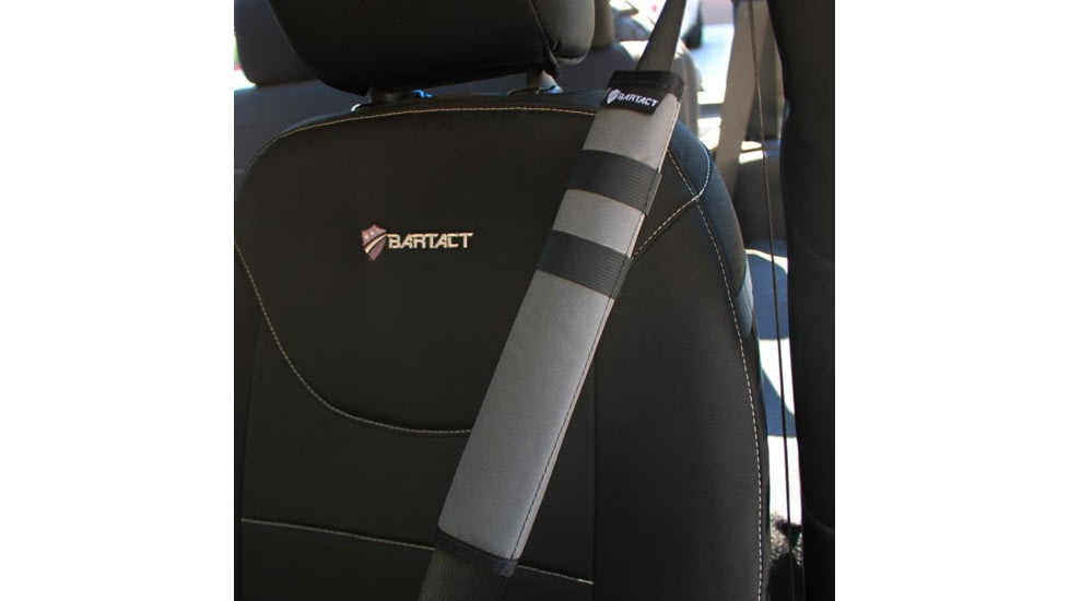 Bartact Universal Seat Belt Covers, Pair, Graphite, XXSBCG
