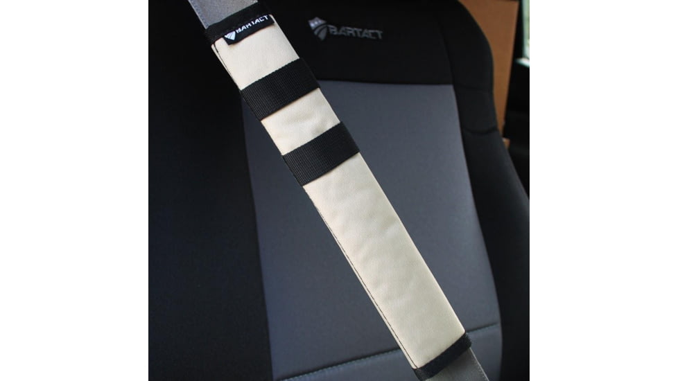 Bartact Universal Seat Belt Covers, Pair, Khaki, XXSBCK