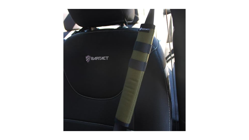 Bartact Universal Seat Belt Covers, Pair, Olive, XXSBCO