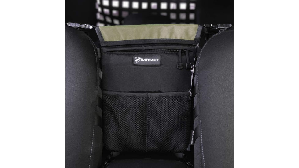 Bartact Universal Shade Material Between the Seat Bag and Pet Divider, Khaki/Black, XXSSBK