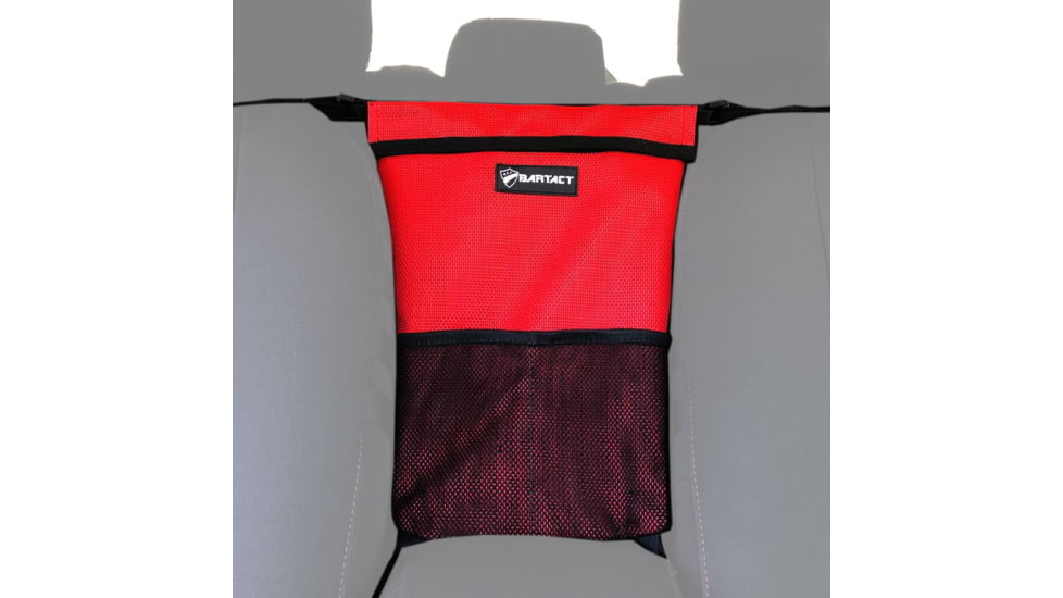 Bartact Universal Shade Material Between the Seat Bag and Pet Divider, Red, XXSSBR