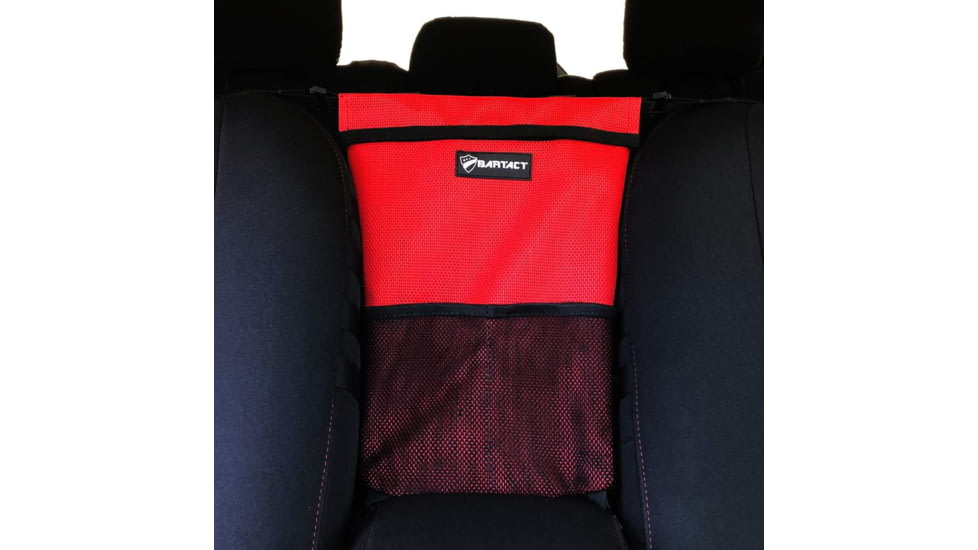 Bartact Universal Shade Material Between the Seat Bag and Pet Divider, Red, XXSSBR