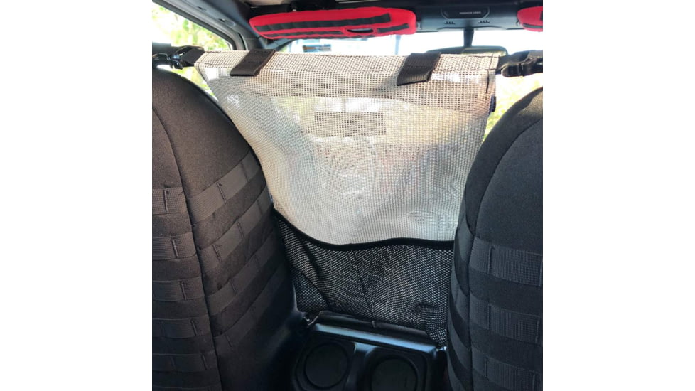 Bartact Universal Shade Material Between the Seat Bag and Pet Divider, White, XXSSBW