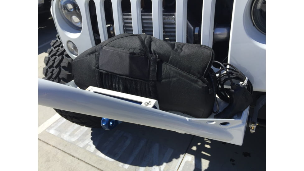 Bartact Warn Zeon Winch Cover Fabric, Black, WCWZEFB