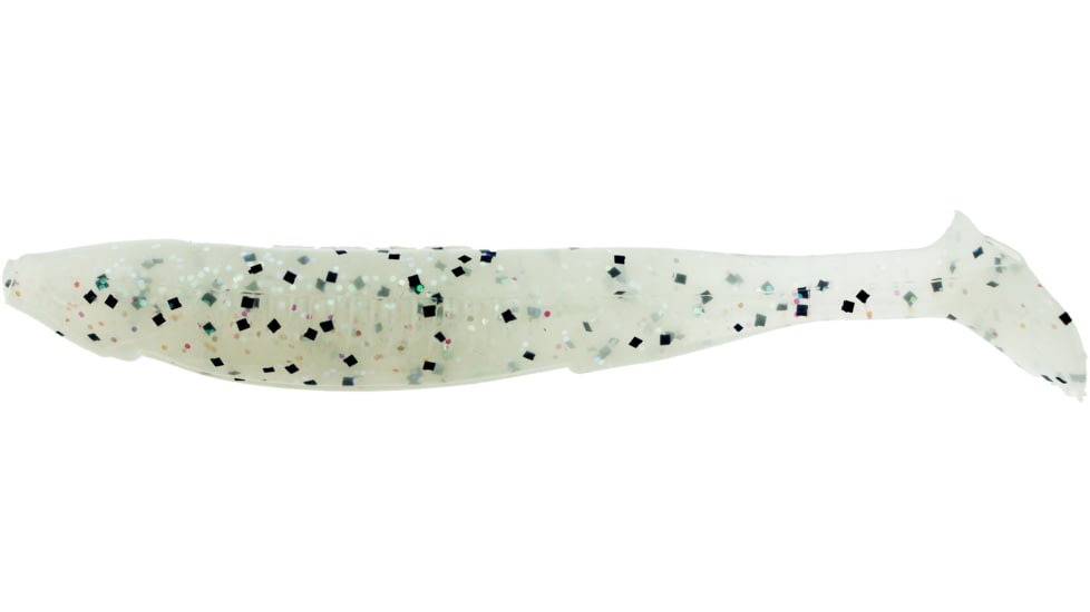 Bass Assassin Bang Lures Die Dapper Swimbait, 3.5in, 10 per Pack, Green Moon, 3.5, DDA78435