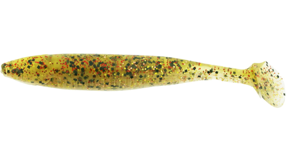 Bass Assassin Bang Lures Die Dapper Swimbait, 3.5in, 10 per Pack, Houdini, 3.5, DDA78466