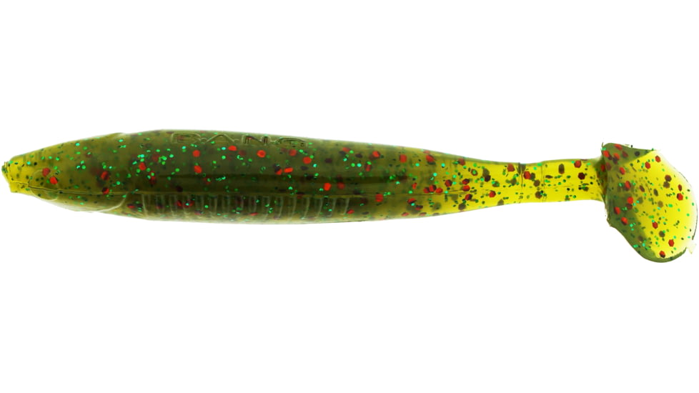 Bass Assassin Bang Lures Die Dapper Swimbait, 3.5in, 10 per Pack, Waterboy, 3.5, DDA78464