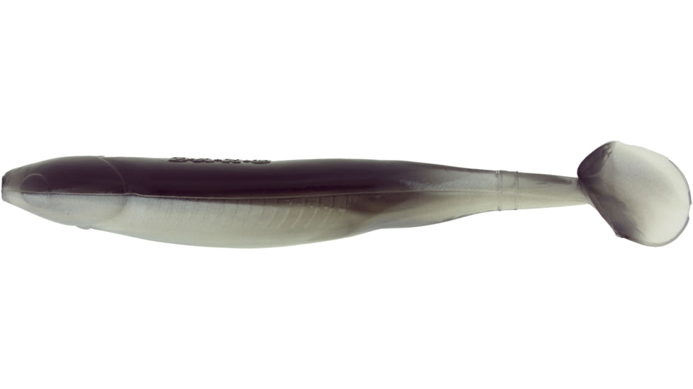 Bass Assassin Bang Lures Die Dapper Swimbait, 5in, 10 per Pack, Black Shad, 5, DDA41300