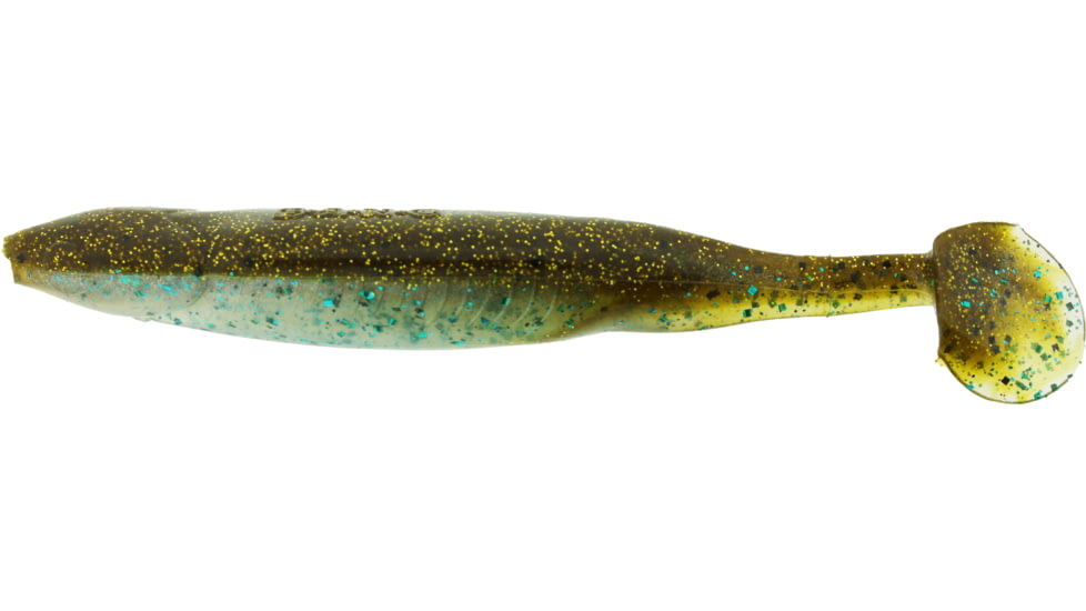 Bass Assassin Bang Lures Die Dapper Swimbait, 5in, 10 per Pack, Ice Breaker, 5, DDA41538