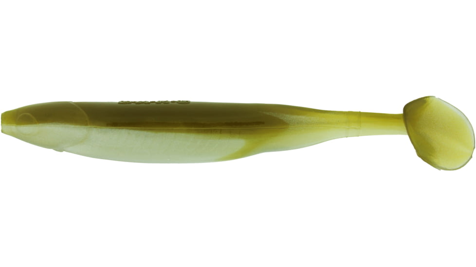 Bass Assassin Bang Lures Die Dapper Swimbait, 5in, 10 per Pack, Shiner, 5, DDA41537