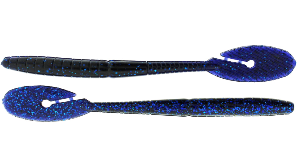 Bass Assassin BANG Lures Ding Dong, 6in, 15 per Pack, Blank Check, 6, DDW57563