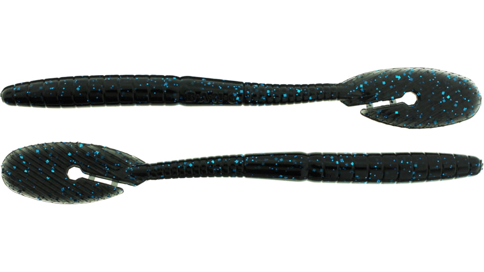 Bass Assassin BANG Lures Ding Dong, 6in, 15 per Pack, Blueberry, 6, DDW57473