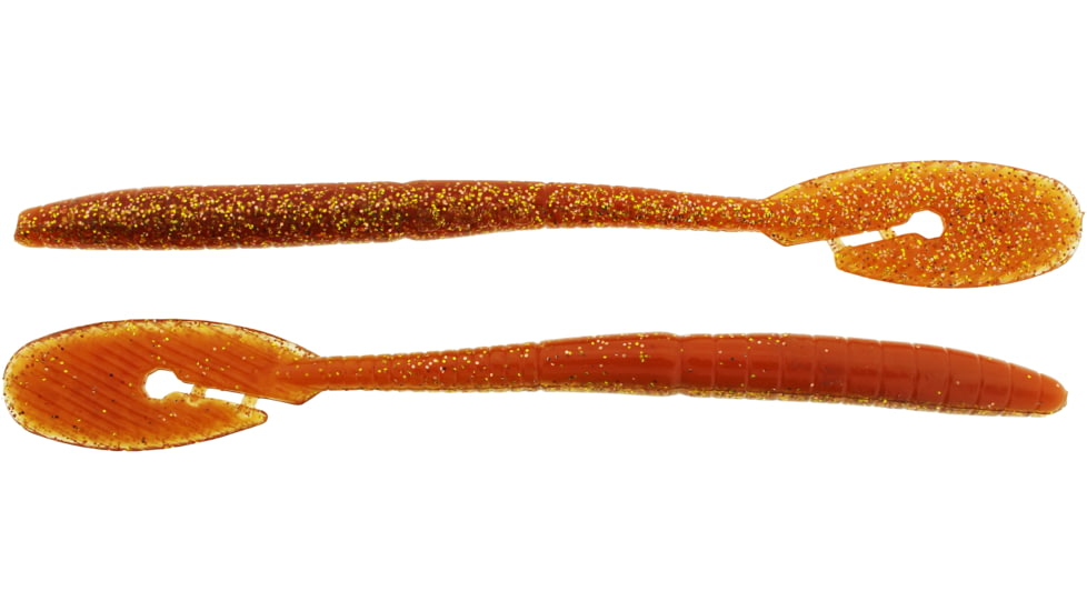 Bass Assassin BANG Lures Ding Dong, 6in, 15 per Pack, Cooter Brown, 6, DDW57490