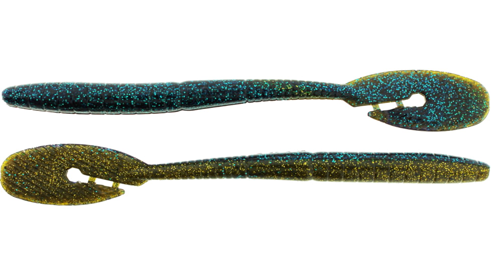 Bass Assassin BANG Lures Ding Dong, 6in, 15 per Pack, Gold Rush, 6, DDW57495