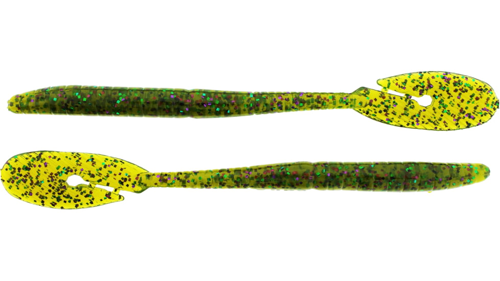 Bass Assassin BANG Lures Ding Dong, 6in, 15 per Pack, Watermelon Candy, 6, DDW57459