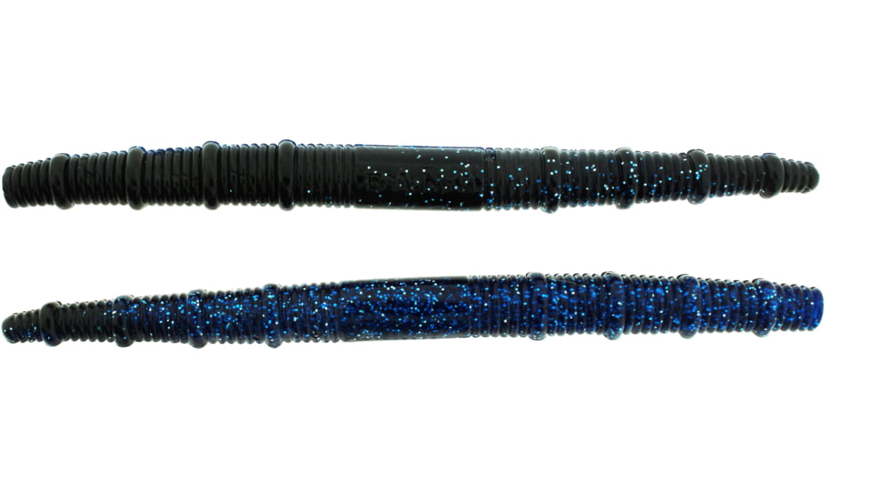Bass Assassin BANG Lures Fat Job, 5.25in, 10 per Pack, Blue Shadow Glitter, 5.25, FJ68477