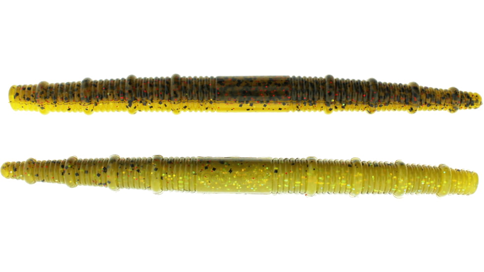 Bass Assassin BANG Lures Fat Job, 5.25in, 10 per Pack, Chico's Red Ear, 5.25, FJ68540