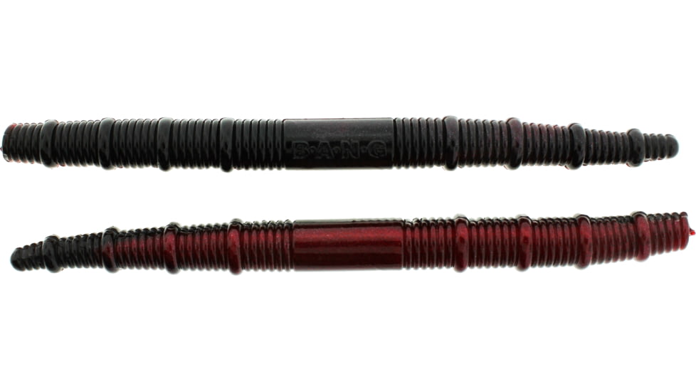 Bass Assassin BANG Lures Fat Job, 5.25in, 10 per Pack, Red Shad, 5.25, FJ68304