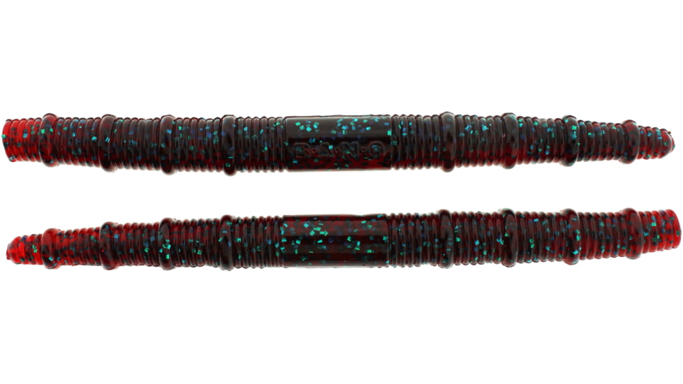 Bass Assassin BANG Lures Fat Job, 5.25in, 10 per Pack, Redbug, 5.25, FJ68451