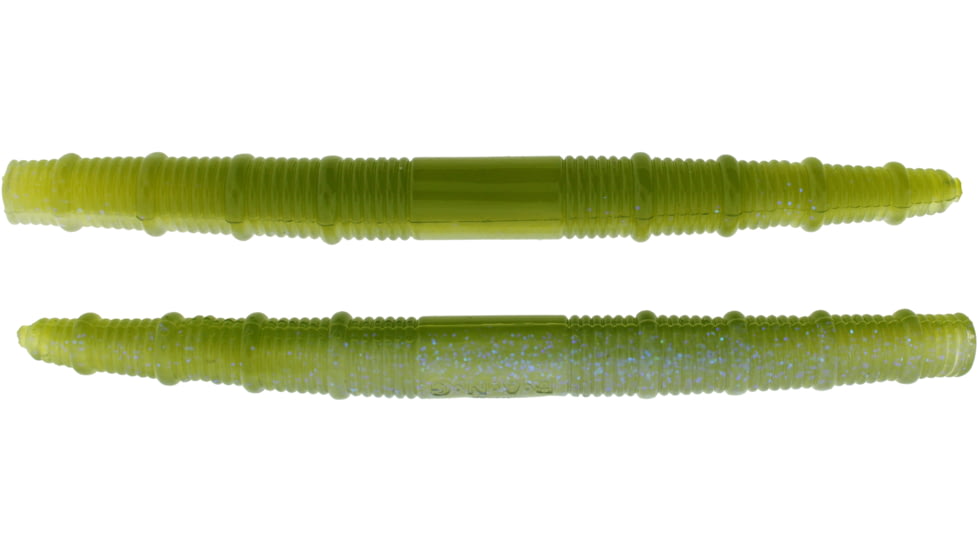 Bass Assassin BANG Lures Fat Job, 5.25in, 10 per Pack, Watermelon Shine, 5.25, FJ68539