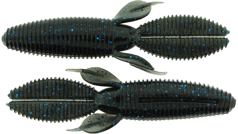 Bass Assassin BANG Lures Skunk Ape, 4.25in, 7 per Pack, Blueberry, 4.25, SKA4473