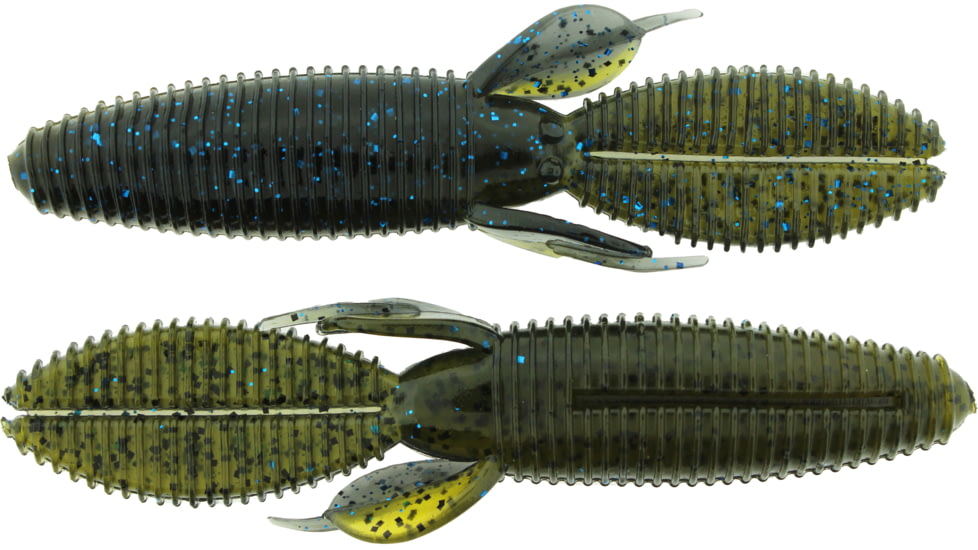 Bass Assassin BANG Lures Skunk Ape, 4.25in, 7 per Pack, Fugly, 4.25, SKA4590