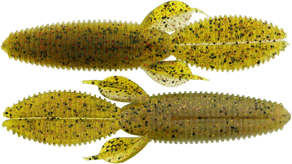 Bass Assassin BANG Lures Skunk Ape, 4.25in, 7 per Pack, Houdini, 4.25, SKA4466