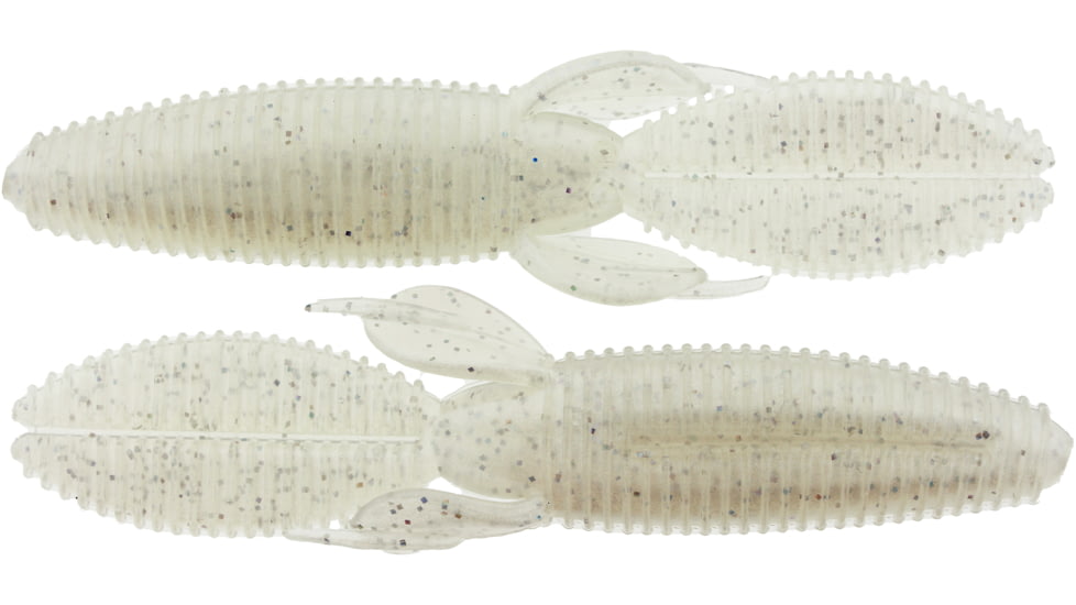 Bass Assassin BANG Lures Skunk Ape, 4.25in, 7 per Pack, Snow Storm, 4.25, SKA4438